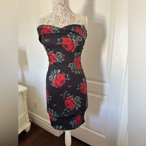 Charlotte Russe | Off The Shoulder Rose Dress